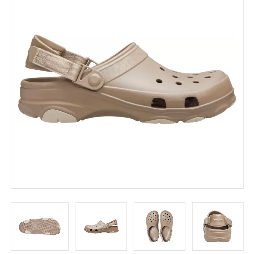 SOLD 🎊Classic Crocs in Tan - Men